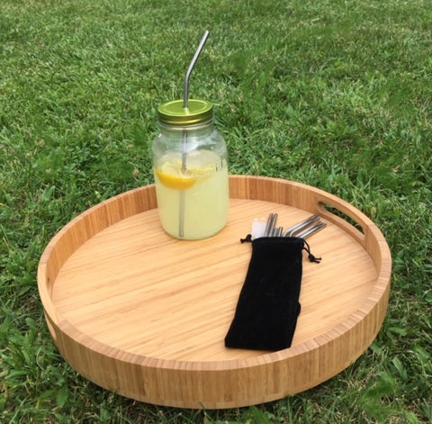 Eco-Friendly Long Reusable Metal Straws - 11 piece